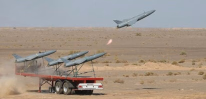 Iranian drone exercise in 2022