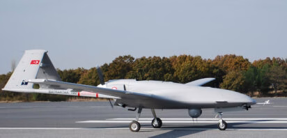 Bayraktar TB3 on Runway