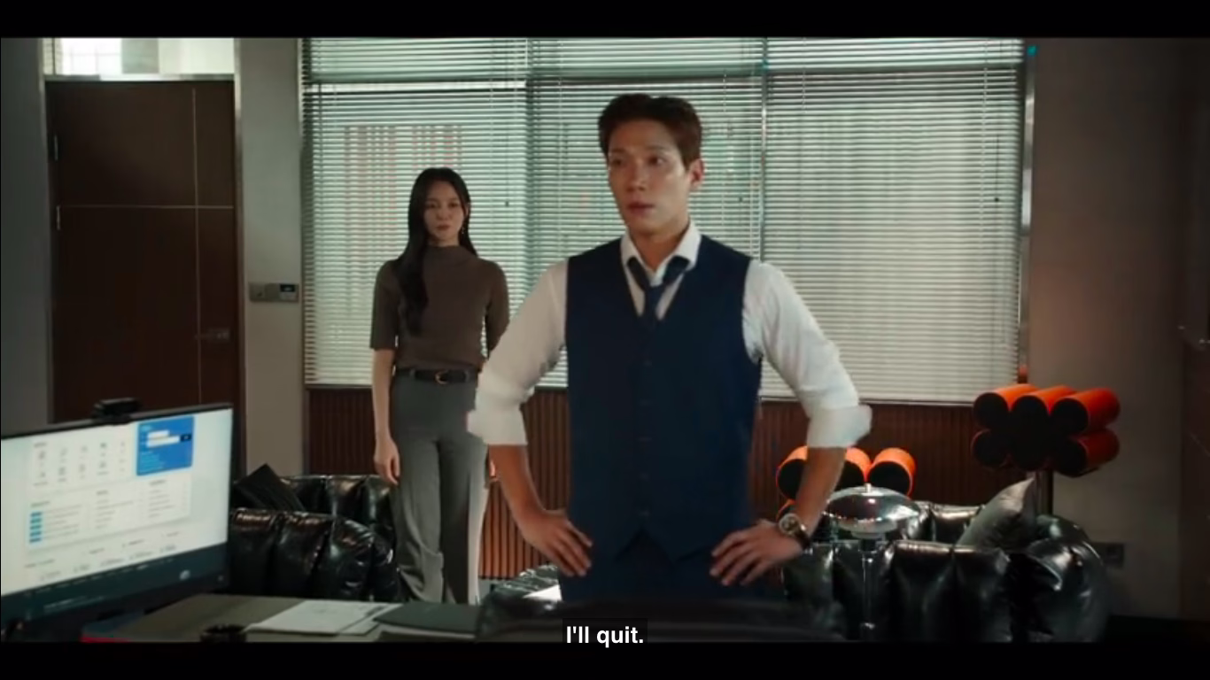 Yoo Yeon Seok and Esom in a tense moment