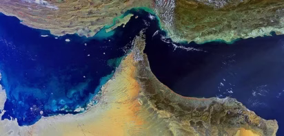 Strait of Hormuz from space