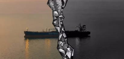 Oil tankers in the Persian Gulf