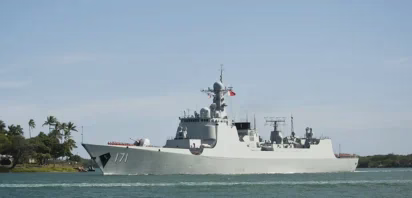 The People's Liberation Army Navy ship PLAN Haikou