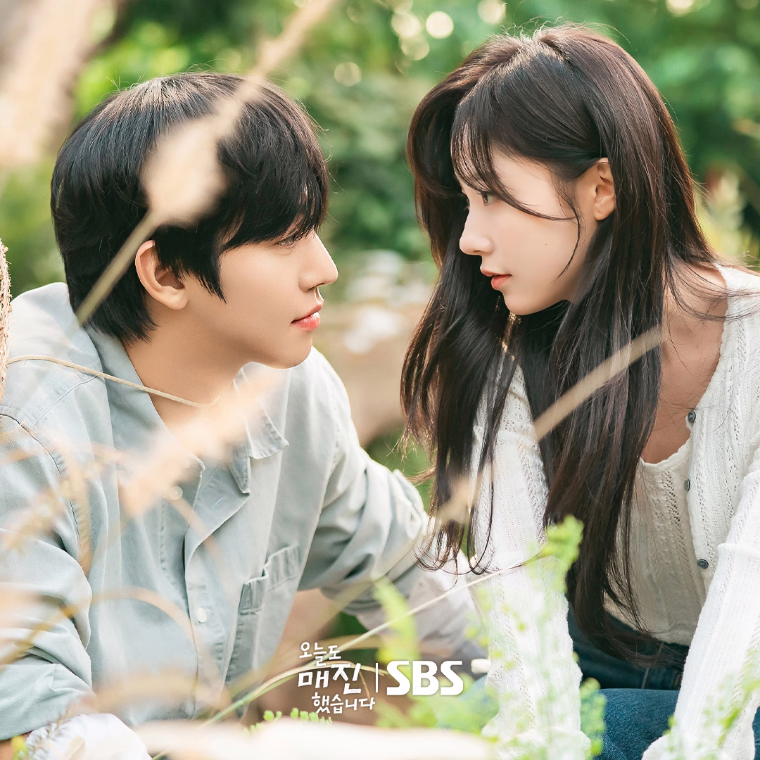 Ahn Hyo Seop and Chae Won Bin captured on set