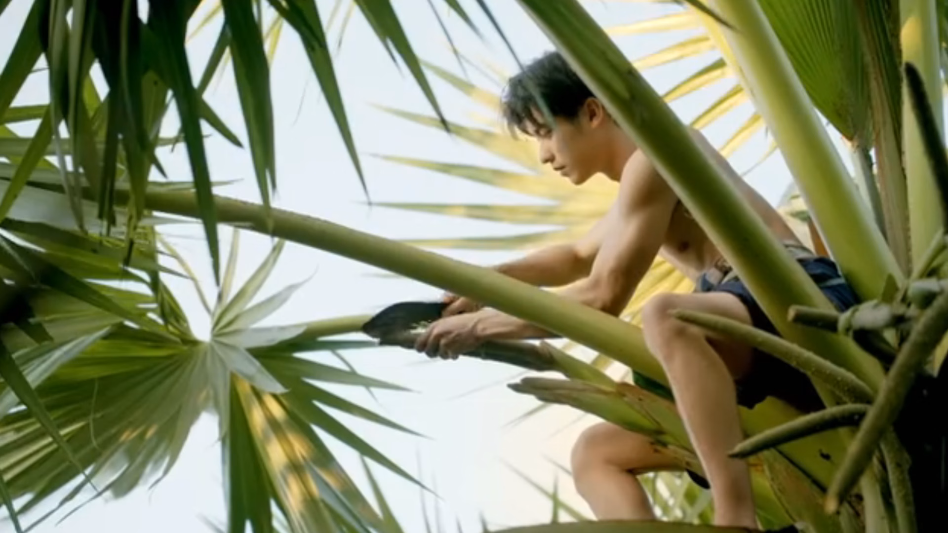 Saisamorn showcasing her strength