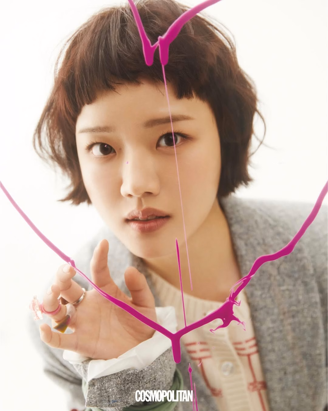 Cha Hak Yeon and Kim Hyang Gi in character